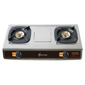 Electron Gas Stove Double Burner Steel (CY-289)