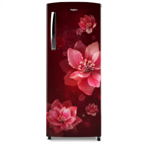 Whirlpool 215L Single Door Refrigerator - 71850 230 IMPRO Prm 3S Wine Mulia