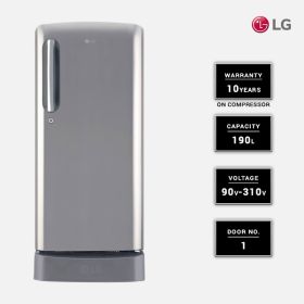 LG Single Door refrigerator GLD201ALLB - 190Ltr